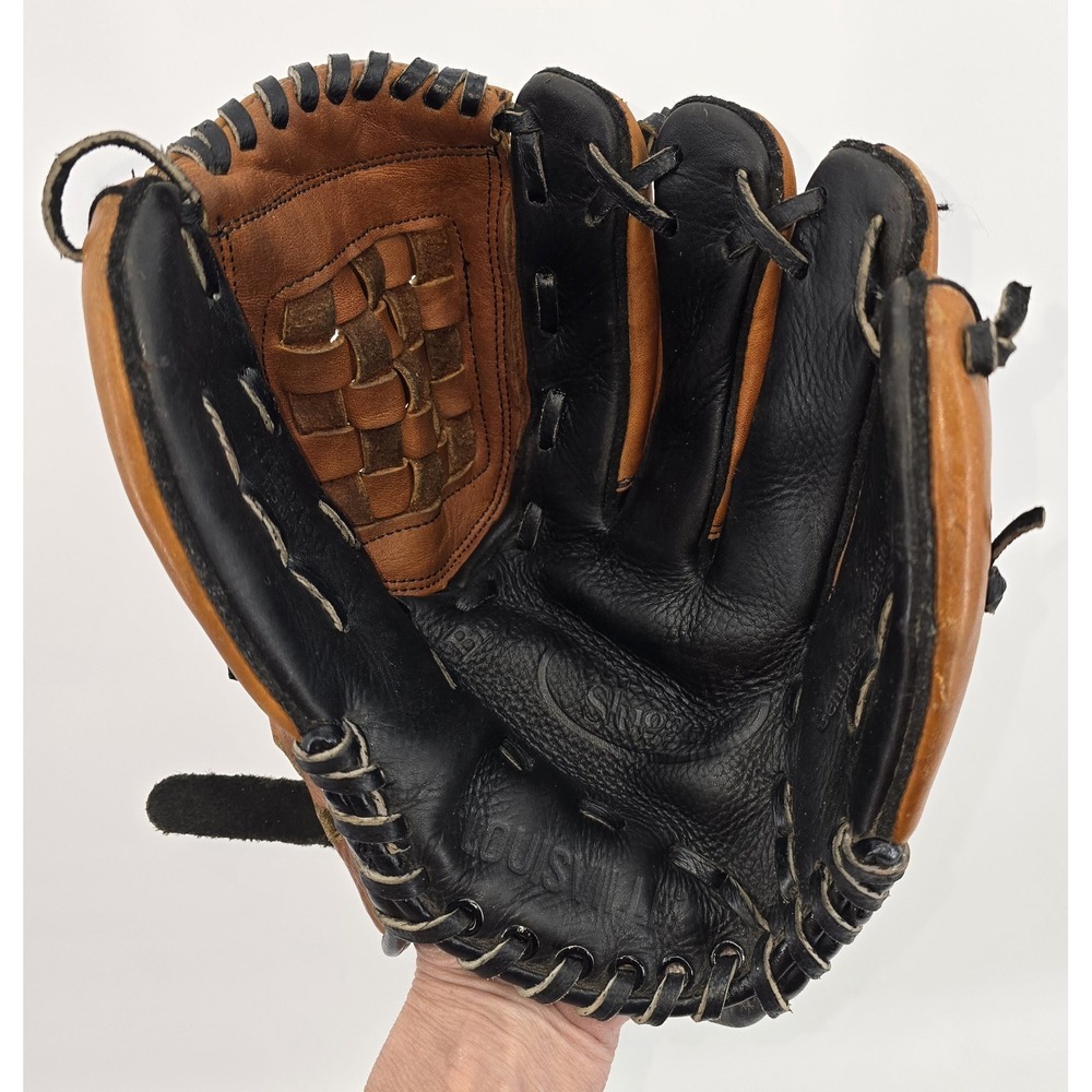 Louisville Slugger Leather Baseball Glove Mitt KHB 1150 11.5" RHT Black Brown